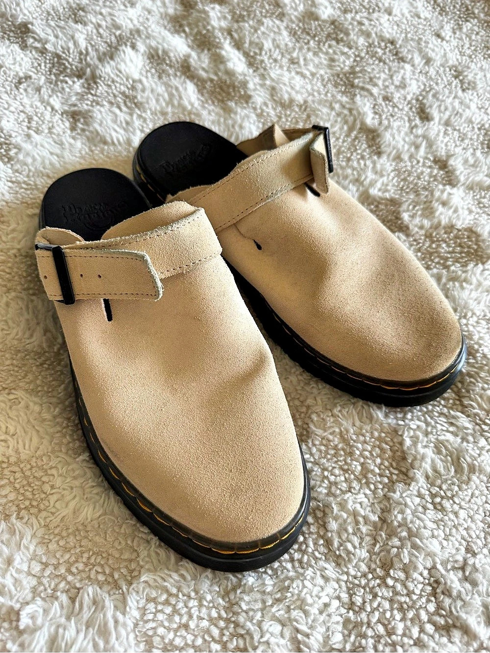 Dr. Martens Carlson Slingback Mule Suede Sandals US 10
